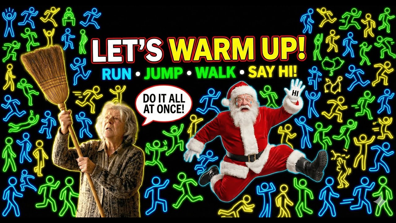 LET’S WARM UP! Run, Jump, Walk & Say Hi | Fun Full Body Warm