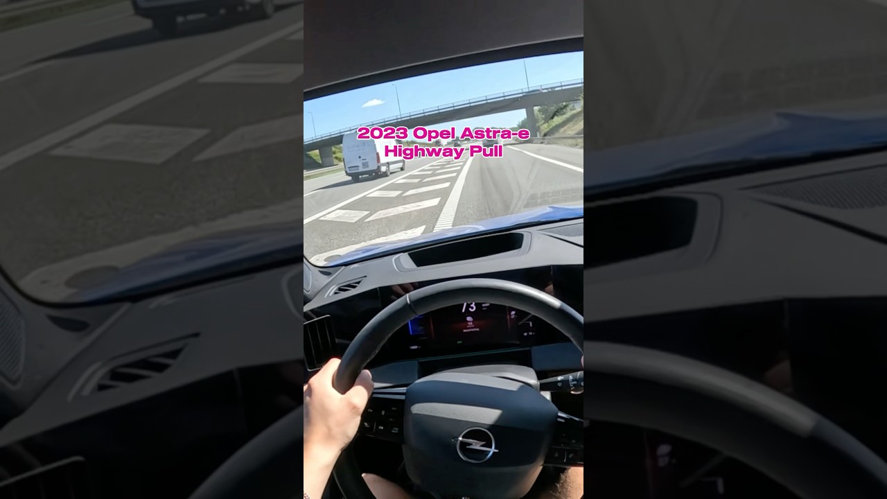 🚀 2023 Opel Astra Electric POV Acceleration &mdash; Fast Enough for the Highway? 🤔 #OpelAstra #shorts