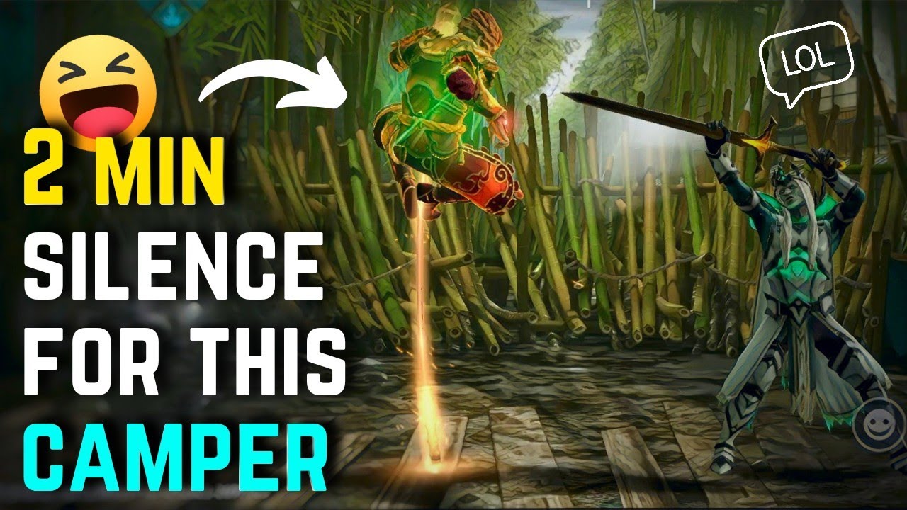 CAMPER bullying is back 🤣|| 2 min silence for this Unsuccessful camper😝 || Shadow Fight 4 Arena