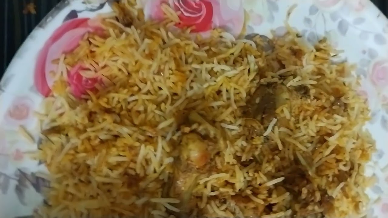 Chicken 🐔 fry piece 😋 biryani and diet coke 