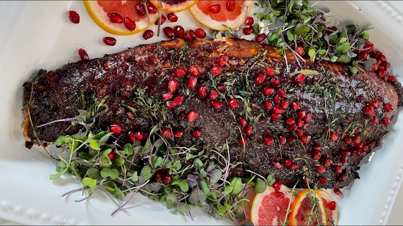 POMEGRANATE & HERBS SALMON