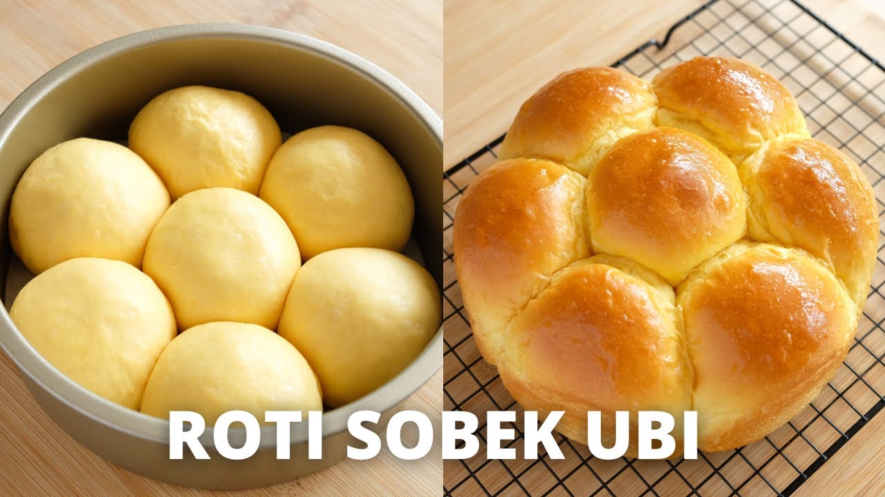 Lembut & legit! ROTI SOBEK UBI KUNING