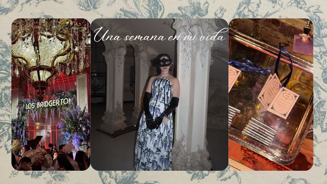 Una semana conmigo | voy a un baile de máscaras y me pruebo vestidos de novia