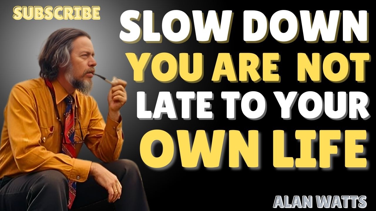 Slow Down — You’re Not Late to Your Own Life