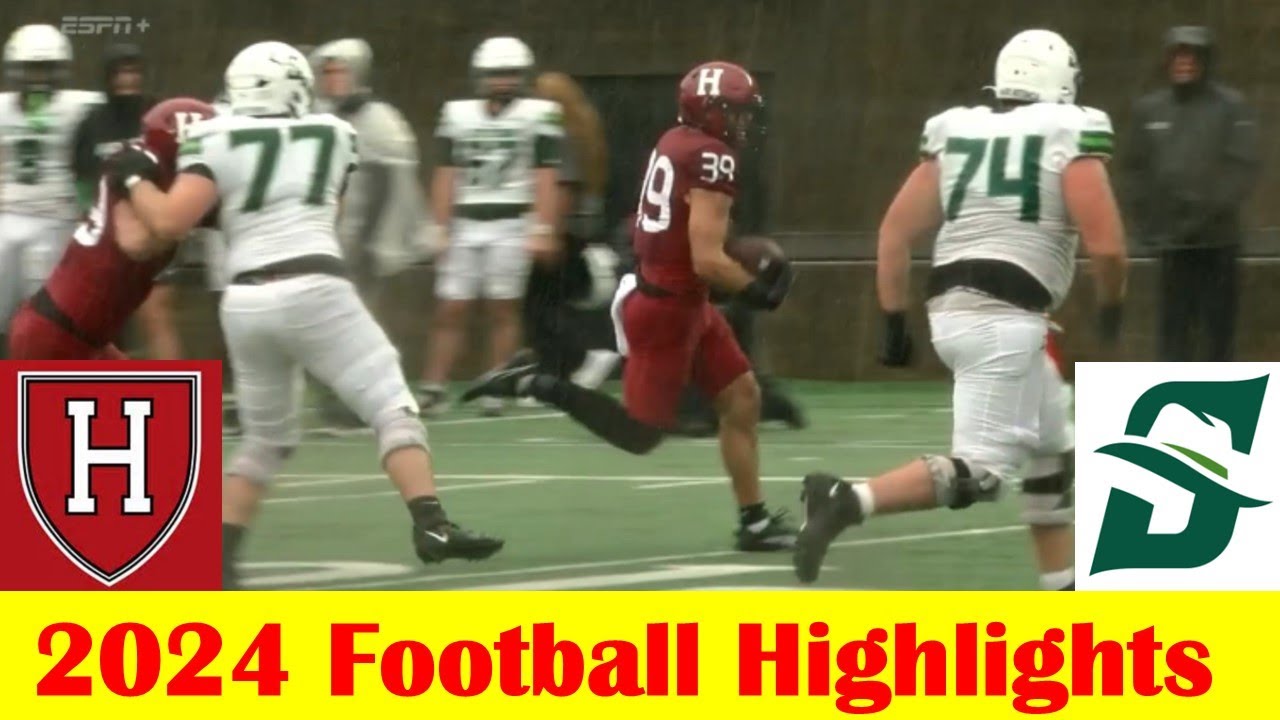 Stetson vs Harvard Football Game Highlights 9 21 2024