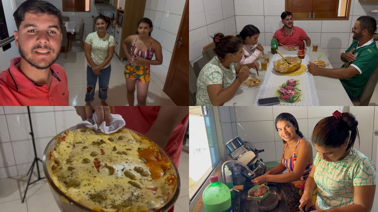 DOMINGÃO E OLHA O QUE ELAS PREPARARAM PRO LANCHE DA TARDE !!! 