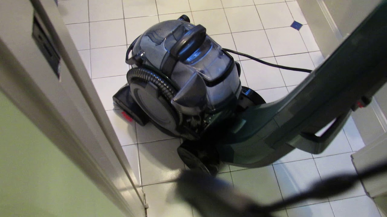 Bissell Deep Clean Lift Off hard floor test.
