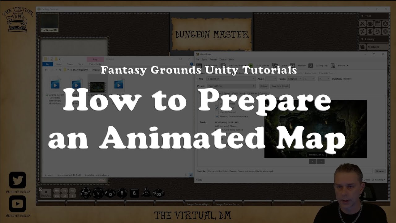 How to Prepare an Animated Map | Fantasy Grounds Unity Tutorials