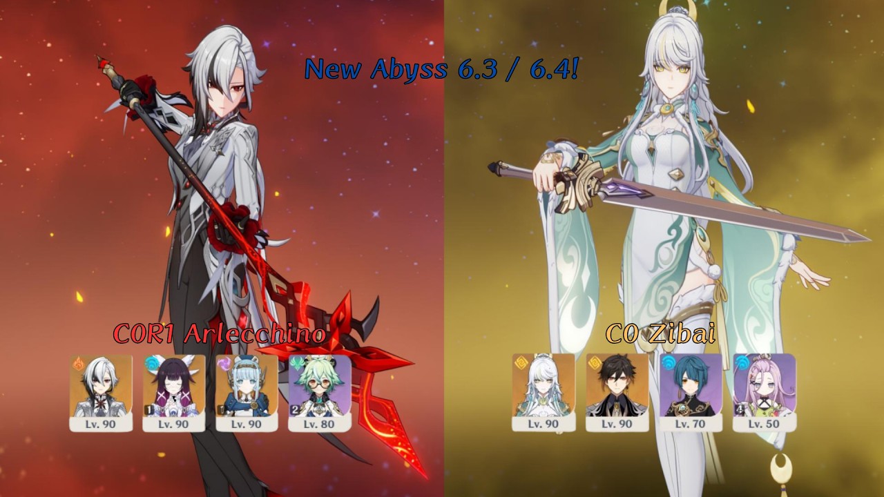 C0R1 Arlecchino & C0 Zibai | Spiral Abyss (6.3 - 6.4) | Genshin Impact