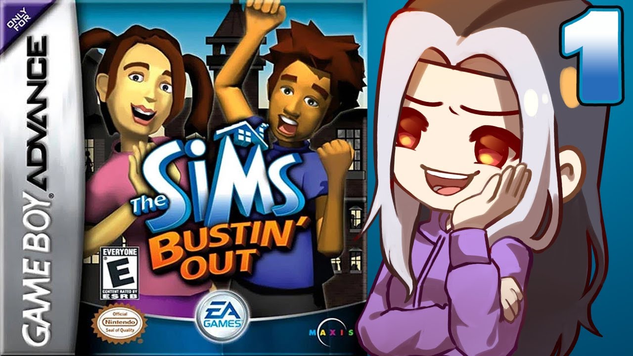 The Sims Bustin' Out - PART 1 [2021 STREAM] THE STORY OF MY TWITCH MOD TIM - GBA Gameplay