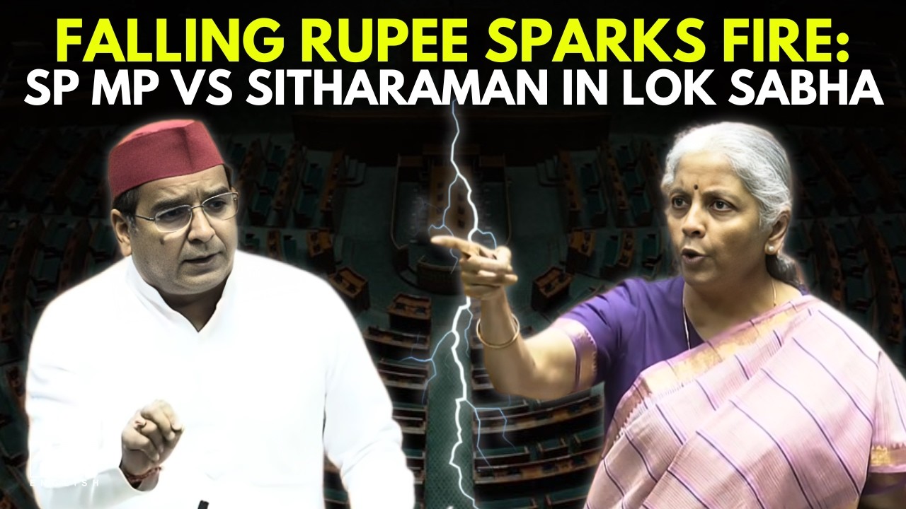 'PM Modi's Popularity Falling With Falling Rupee': Fiery Clash Between SP And Sitharaman | Lok Sabha