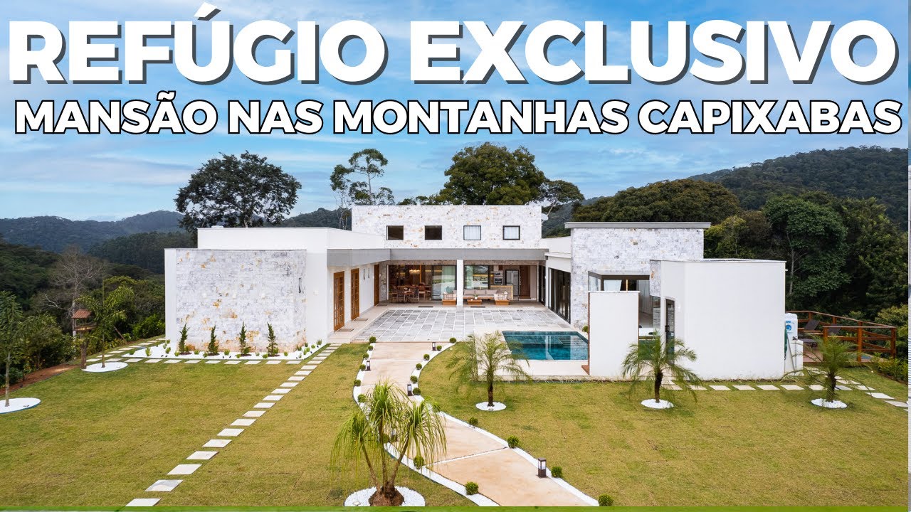 Refúgio EXCLUSIVO - Explorando uma deslumbrante MANSÃO nas MONTANHAS CAPIXABAS | Domingos Martins|ES