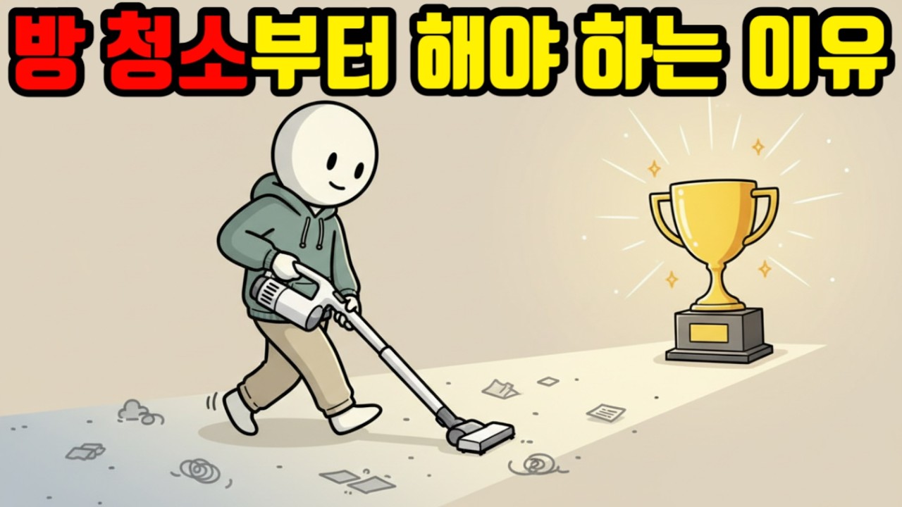 내 방을 청소하기 시작하면 벌어지는 일