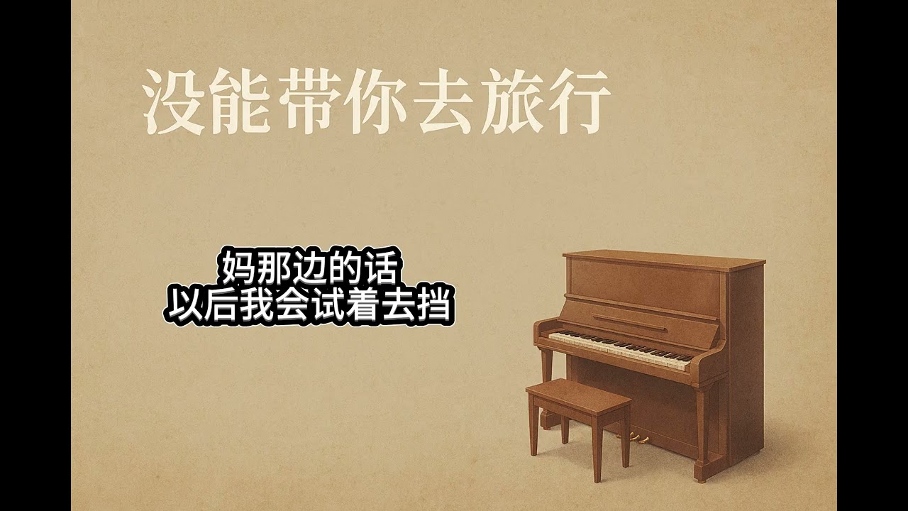 《没能带你去旅行》｜献给所有在琐碎生活中，被磨平了芳华的妻子。
