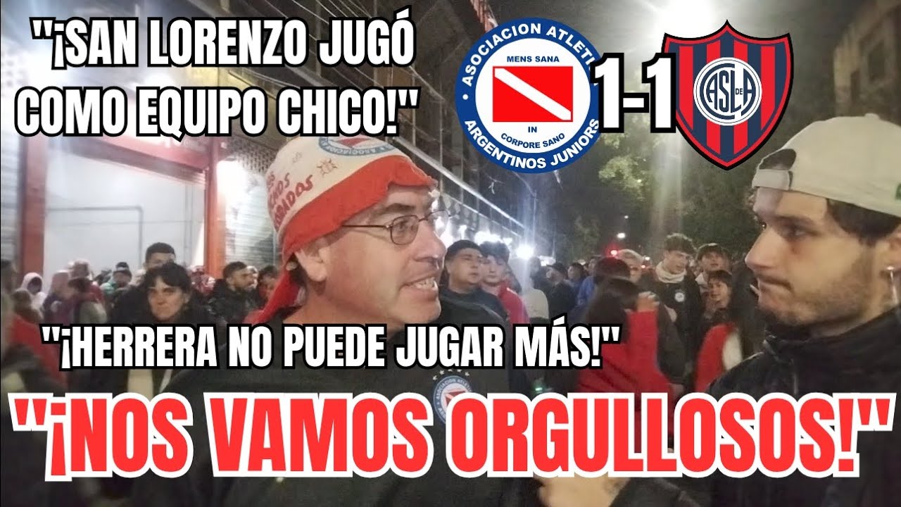 ¡PASÓ EL CICLÓN! ¡REACCIÓN CON LOS HINCHAS DE ARGENTINOS 1-1 SAN LORENZO! 4tos de Final