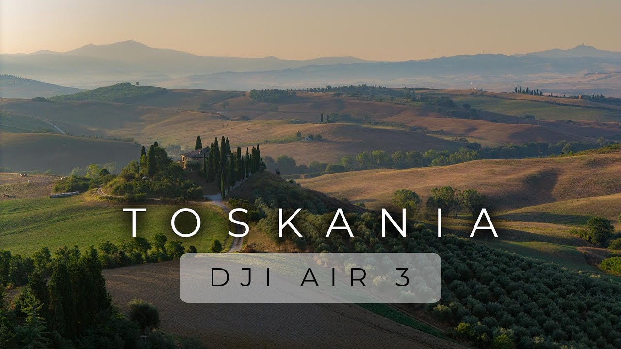 Toskania z drona | Tuscany drone  | DJI Air 3 footage | 4K