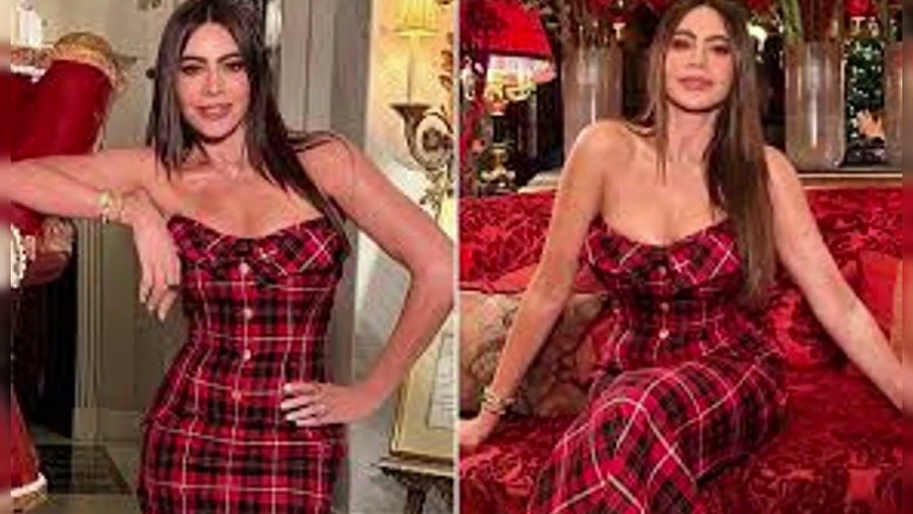 Sofía Vergara Lights Up in Strapless Dress After Paris Getaway