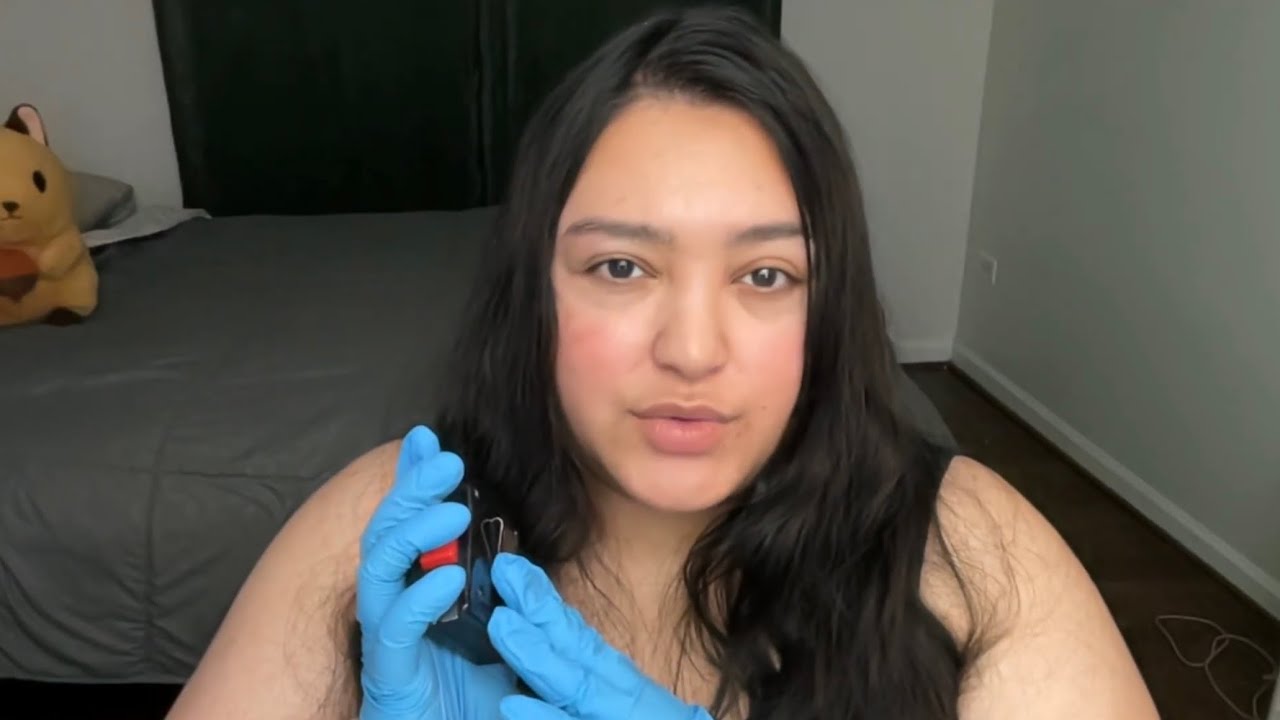 asmr face exam