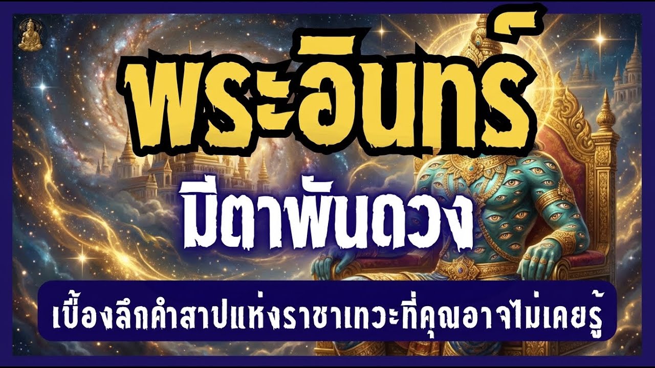 พระอินทร์ มีตาพันดวง? ท้าวสหัสนัยน์ ผู้ดูแลทุกข์สุขชาวโลก ไม่มีวันหลับ | เรื่องเล่าชาติสุดท้าย