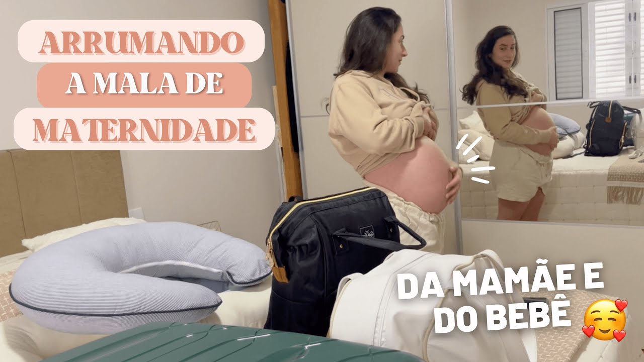 Arrumando a mala maternidade | mamãe e bebê - Só o básico | 37 semanas