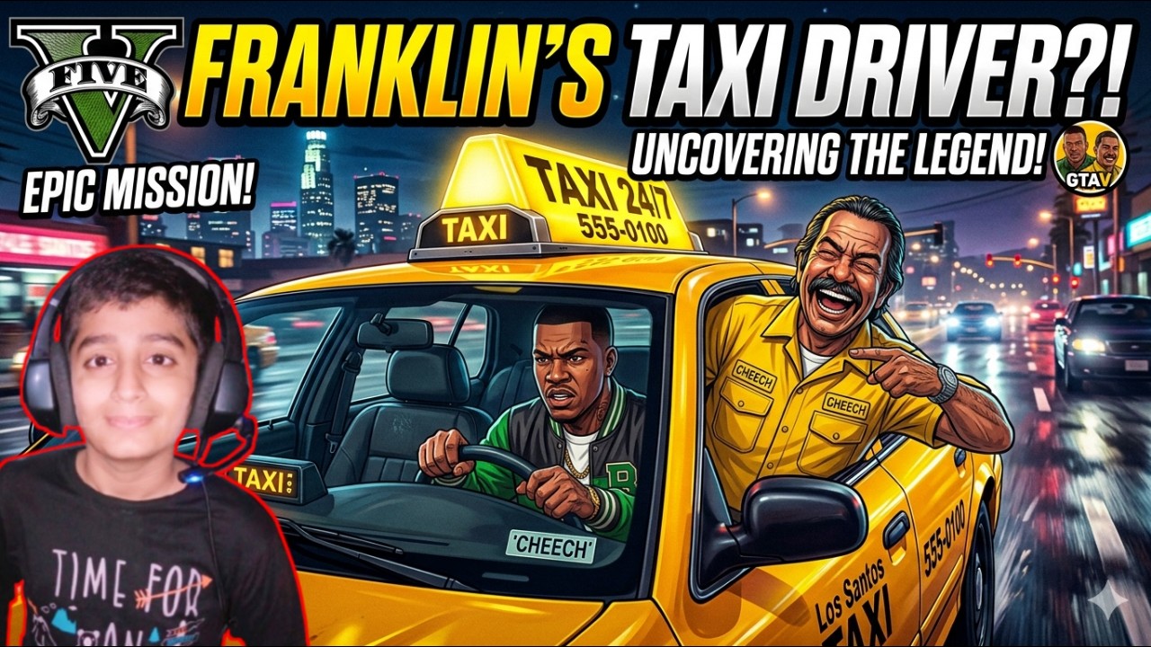 I BECAME A BAD TAXI DRIVER 🤪 | GTA 5 | H AND B GAMERZ