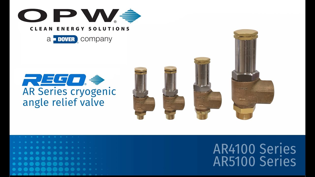 RegO&reg; AR 4100/5100 Series Angle Relief Valves
