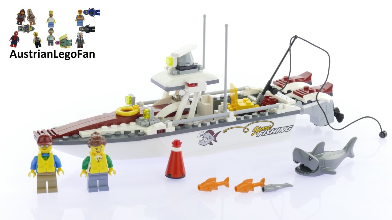 Lego City 60147 Fishing Boat - Lego Speed Build Review