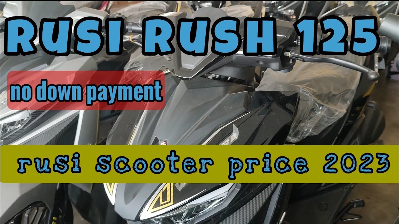RUSI SCOOTERS RUSH 125 PASSION 125 FLEX 125i