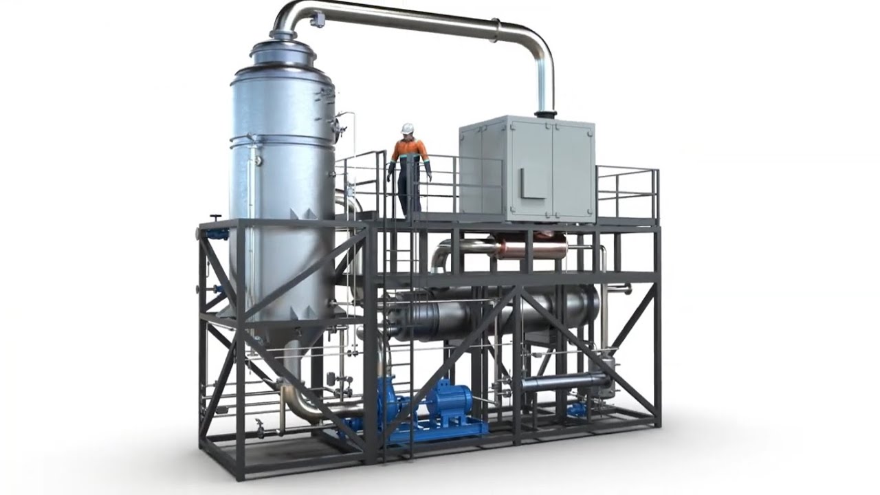 MVR evaporator crystallizer - Mechanical Vapor Recompression - DESALT Series