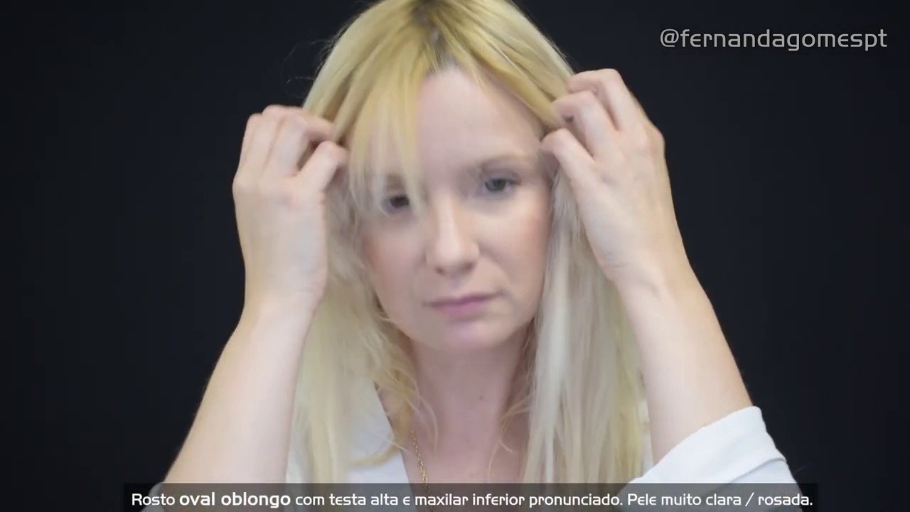 A melhor franja para rosto oval e testa grande - Fringe and color #1 (PT)
