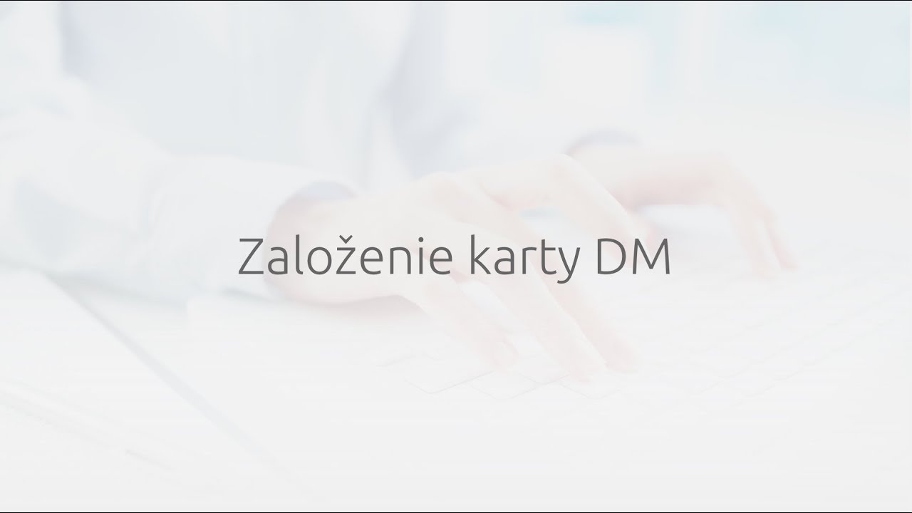 Založenie karty dlhodobého majetku v programe OMEGA