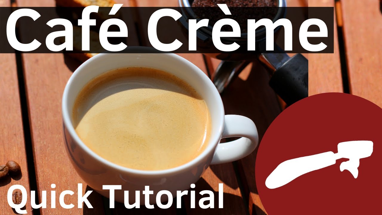 Der leckerste Caf&eacute; Cr&egrave;me mit deiner Siebtr&auml;germaschine (Quick Tutorial 03)