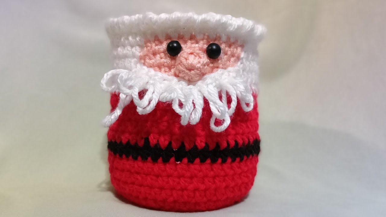 كروشية :منظم على شكل بابانويلcrochet basket