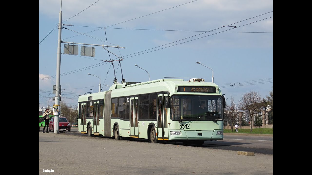 Троллейбус Минска БКМ-333, борт.№ 5542 (04.07.2018)