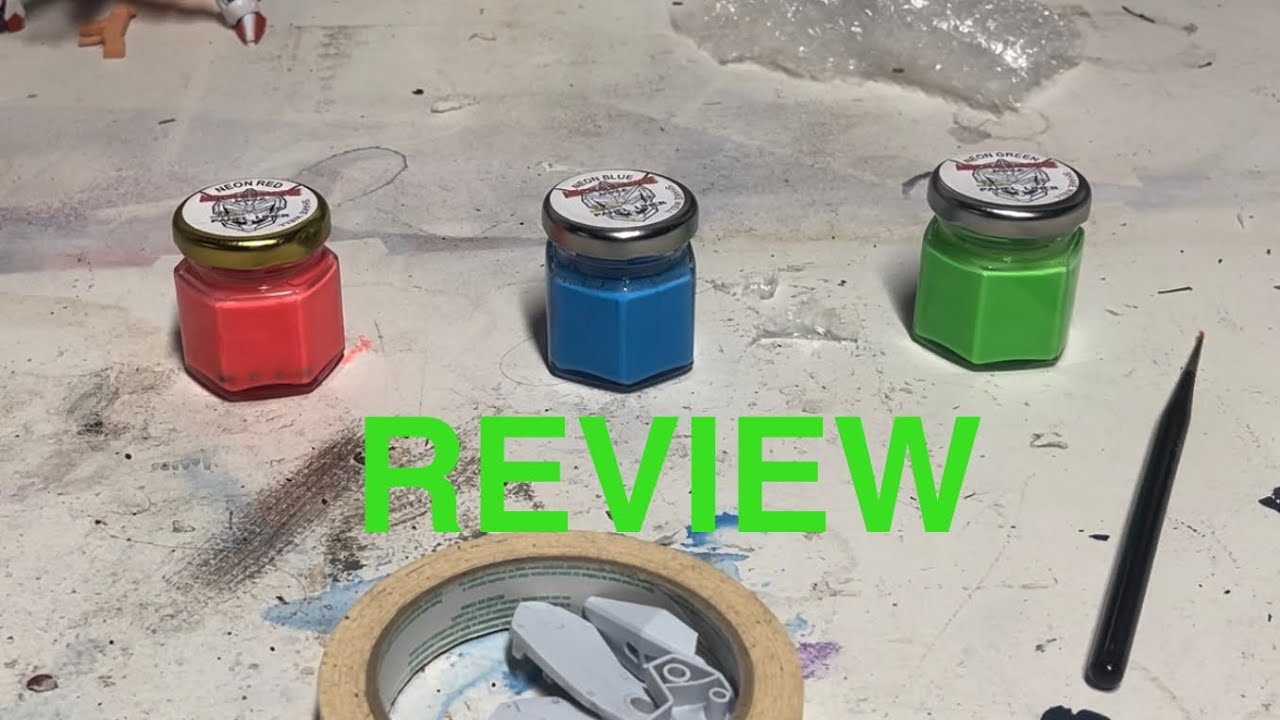 REVIEW: Neon panel liner (red, blue, green) from Mecha Empire