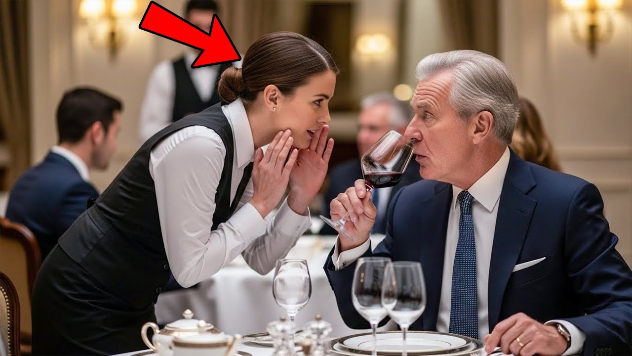 CEO Didn’t Notice the Trap at Dinner — The Waitress Warned Him Seconds Before