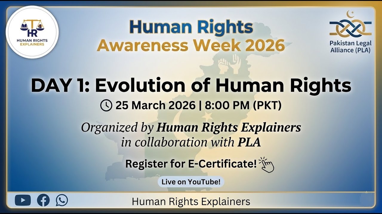 Human Rights Awareness Week 2026 | Day 1: Evolution of Human Rights | Live Session