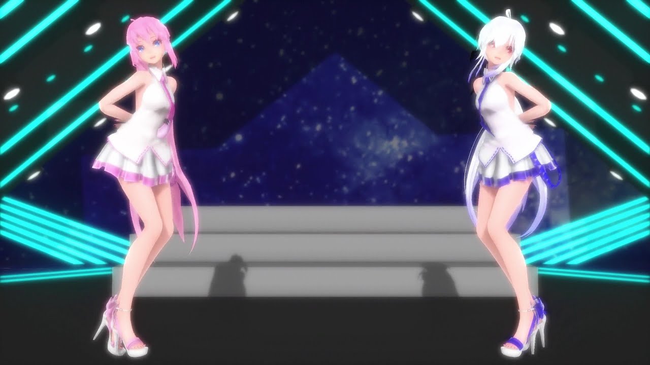 【MMD】スイートマジック/SweetMagic【弱音ハク・巡音ルカ】【Haku Luka】