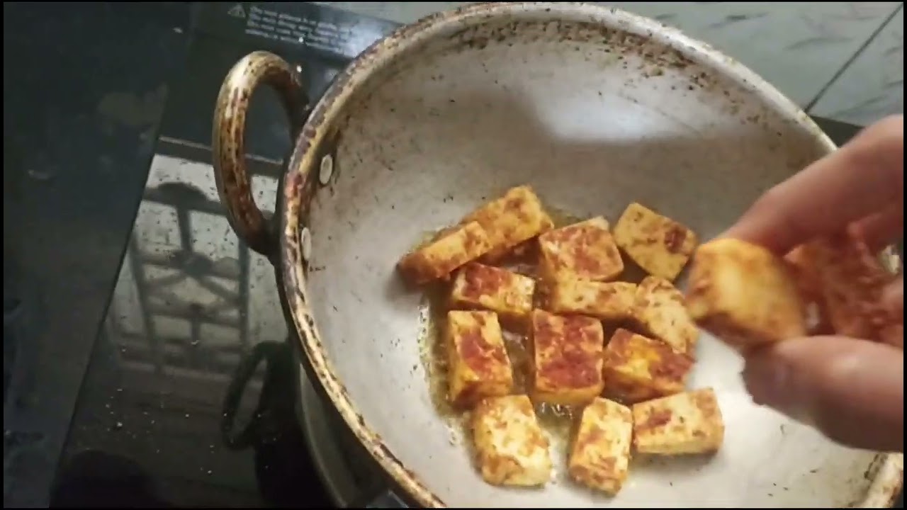 Tasty tasty paneer fry...😋😋//paneer recipe//youtube//snack item..