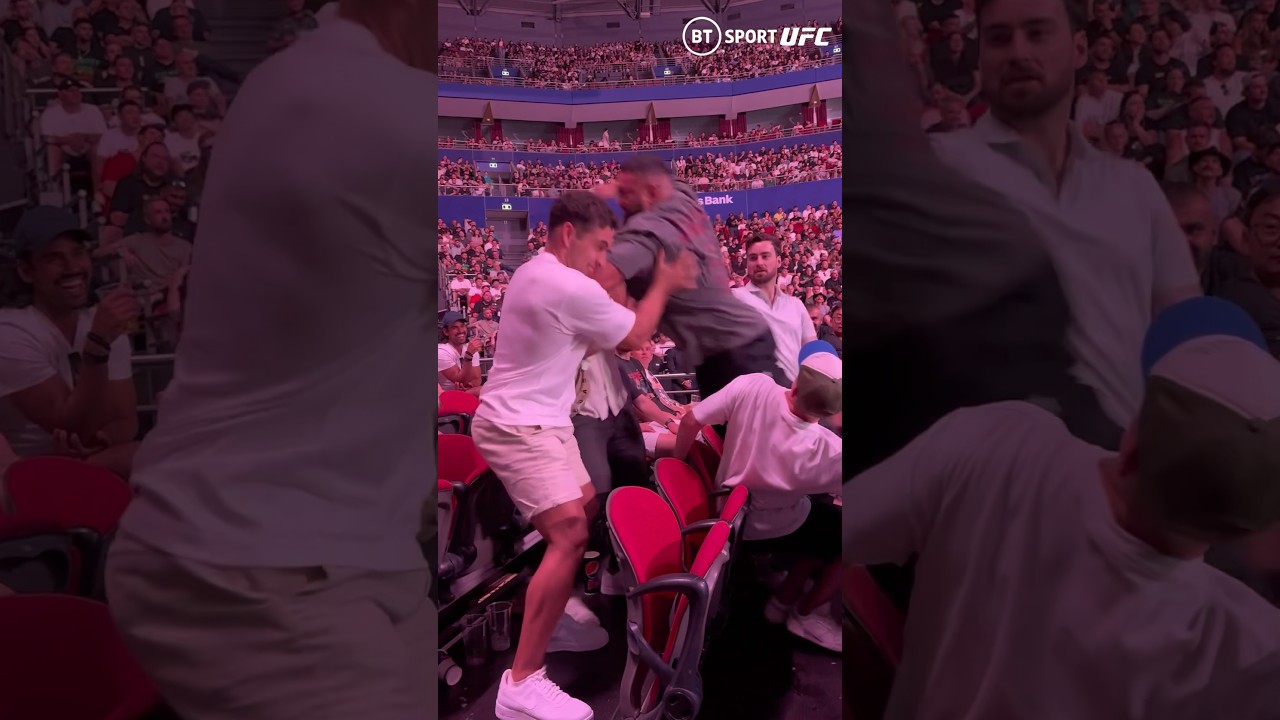 Срочно: Драка вспыхнула в толпе на UFC 312 в Сиднее #ufc #mma #ufc312