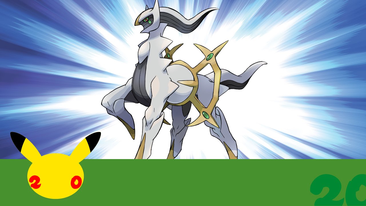 Celebrate #Pokemon20 with the Mythical Pok&eacute;mon Arceus!
