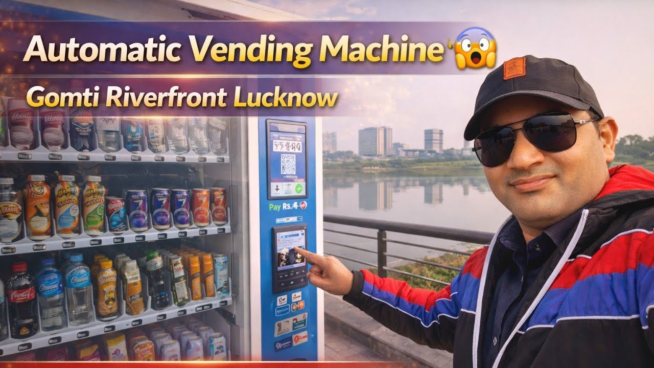 Automatic Vending Machine Demo | Gomti Nagar Lucknow Vlog