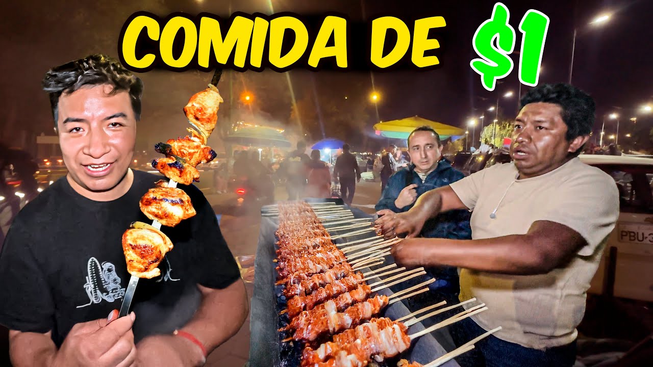 ¿Te atreverías? Comida callejera nocturna Ecuador