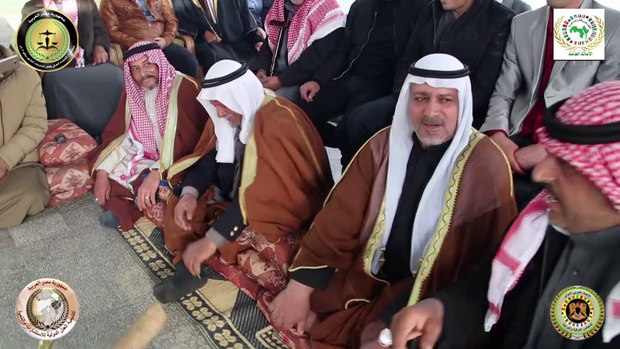 فيديو تمثل القضوة العشائرية وتخريج الدفعه الثانه من دورة القضاء العرفي والعشائري - خانيونس