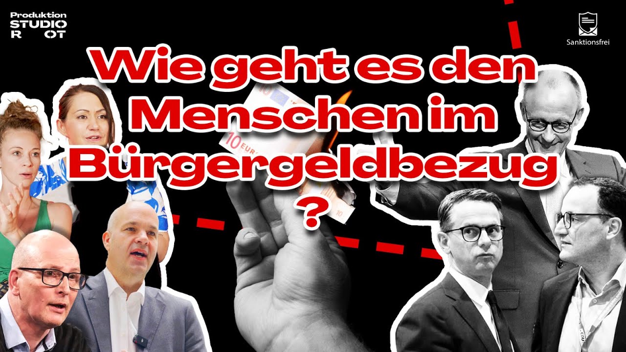 Wie geht es den Menschen im B&uuml;rgergeld? | Studio Rot x sanktionsfrei e.V. | Reportage