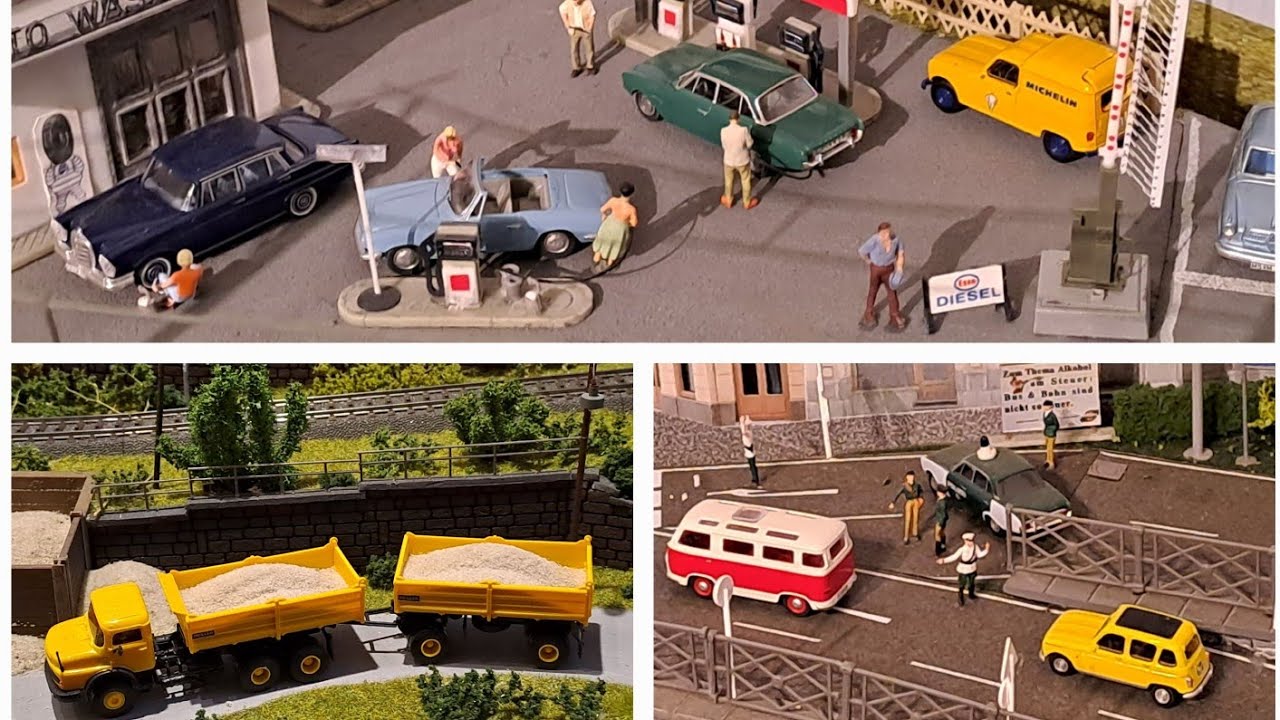 Straßenfahrzeuge auf der Modellbahn (Brekina, Preiser, Wiking & Co.)