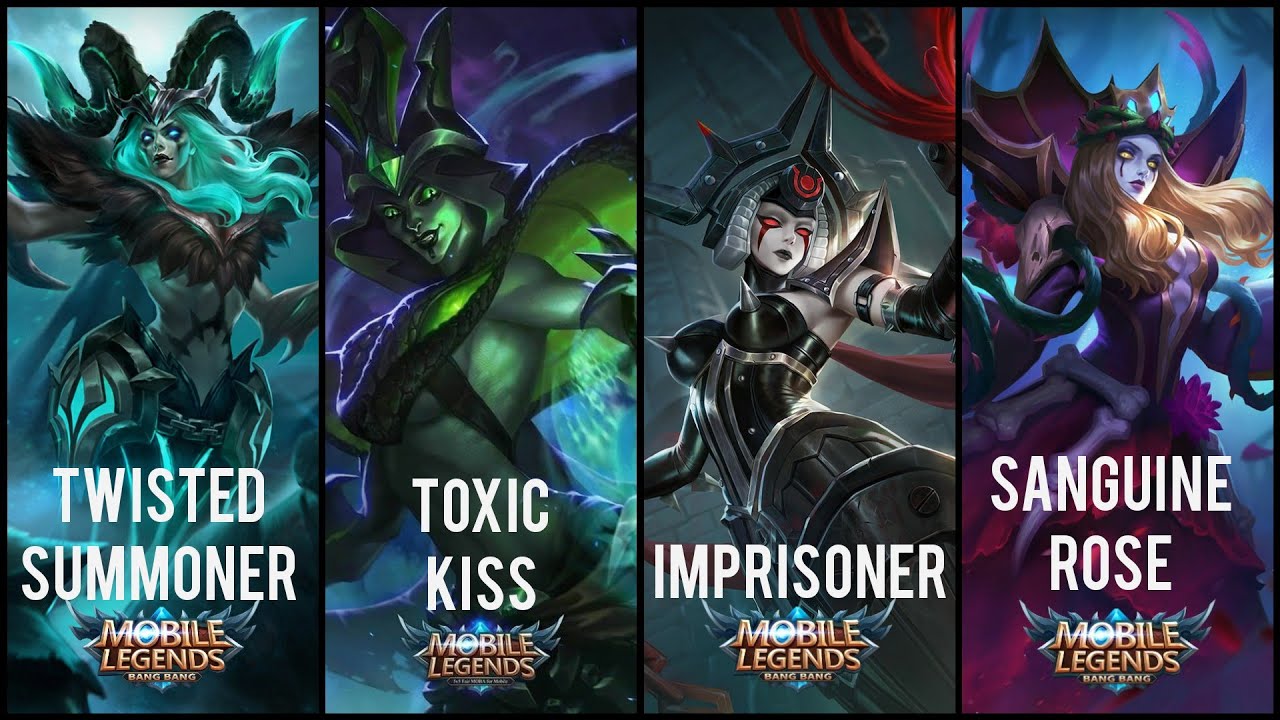 Vexana Skins Comparison Mobile Legends