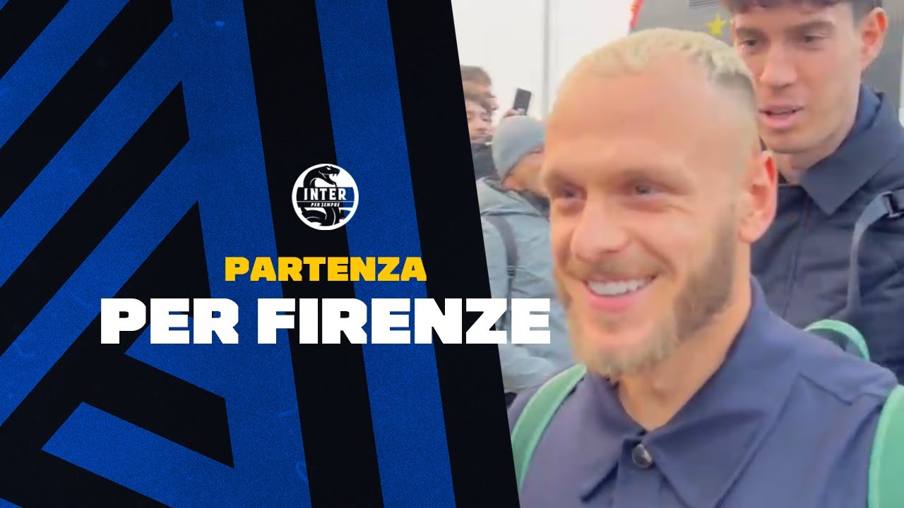 La partenza dell’Inter per Firenze #InterPerSempre