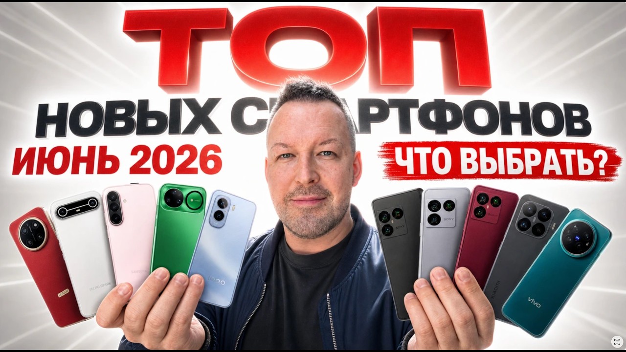 Лучшие смартфоны июнь 2026. Что выбрать?
