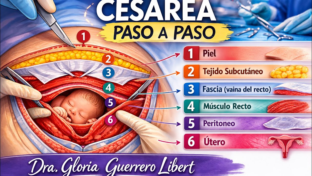 “Cesárea”explicada paso a paso.